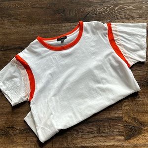 J crew detailed white T-shirt!!!!